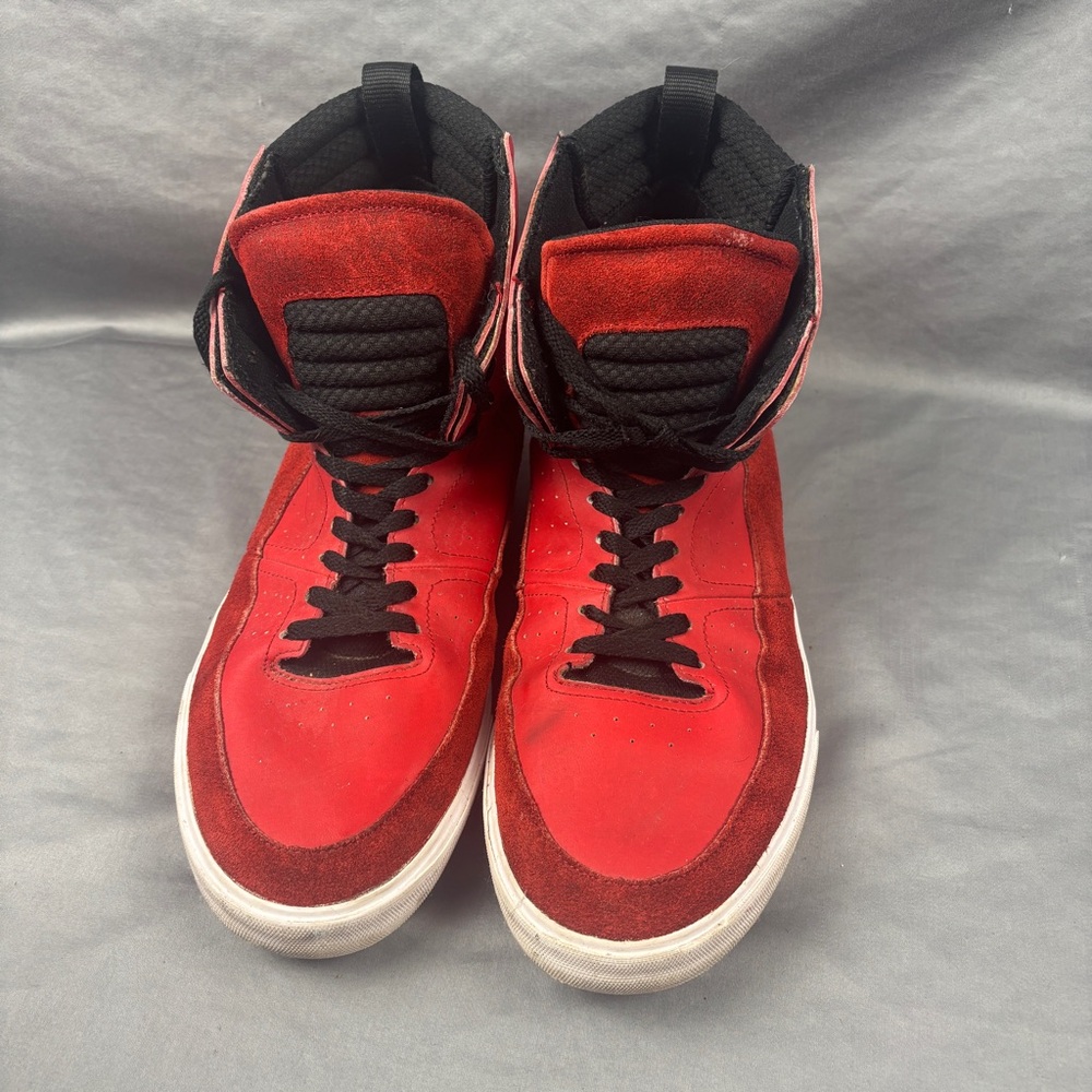 Vintage SUPRA Spectre Kondor Lil Wayne Sneakers SP69003 Red Mens Size 12 Hightop